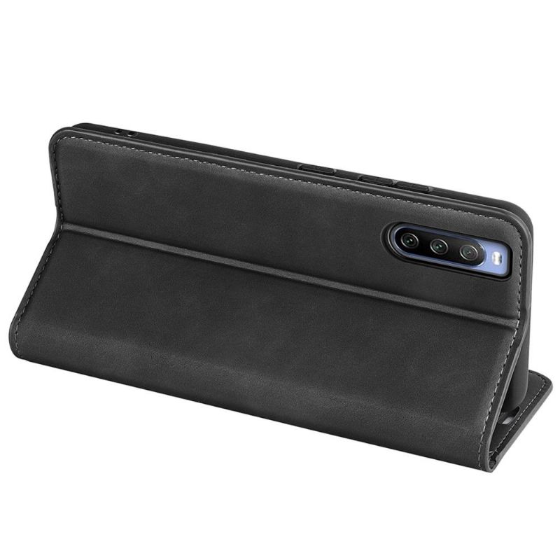 Kožené Pouzdro Folio Na Sony Xperia 10 IV Funkce Stojanu Z Umělé Kůže