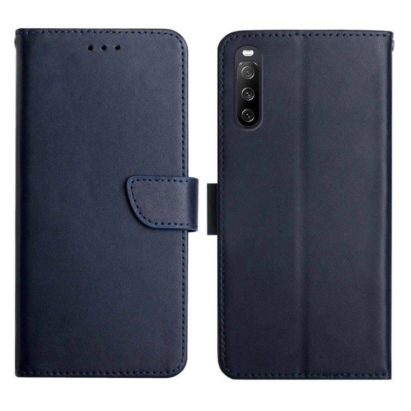 Kožené Pouzdro Na Sony Xperia 10 IV Kůže Hladká Na Dotek