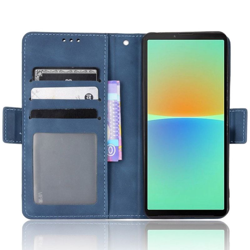 Kožené Pouzdro Na Sony Xperia 10 IV Premium S Držitelem Karty