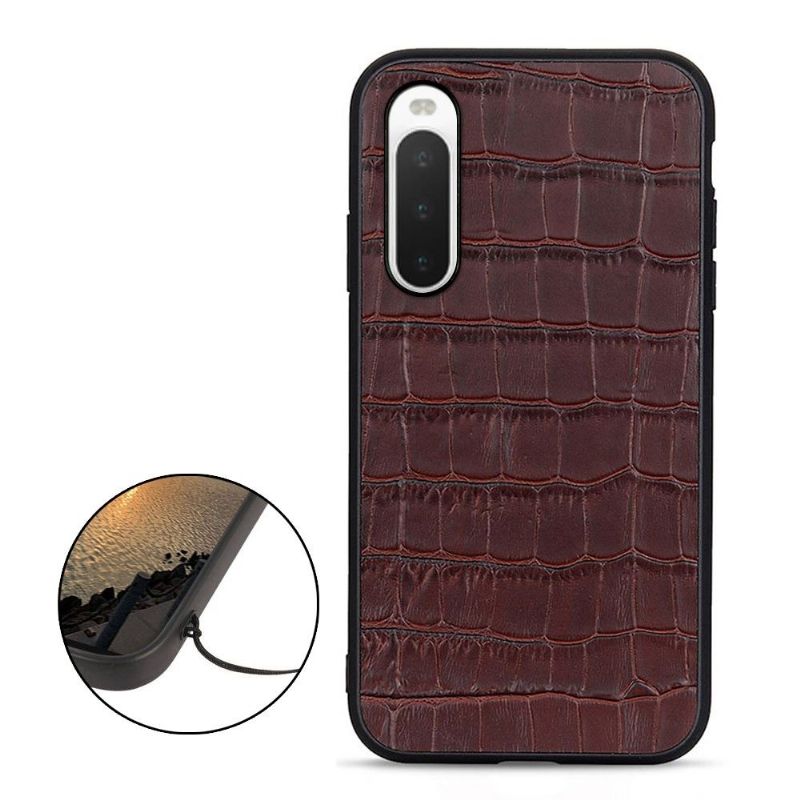 Kryt Na Sony Xperia 10 IV Elegantní Vzhled Croco Skin