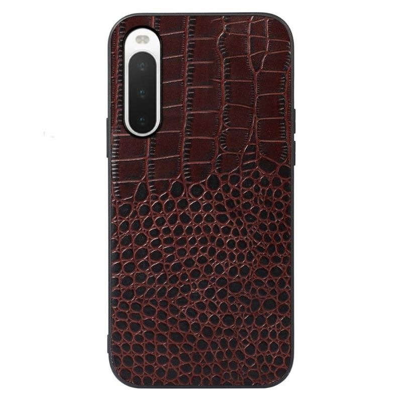Kryt Na Sony Xperia 10 IV Kůže S Efektem Colette Croc