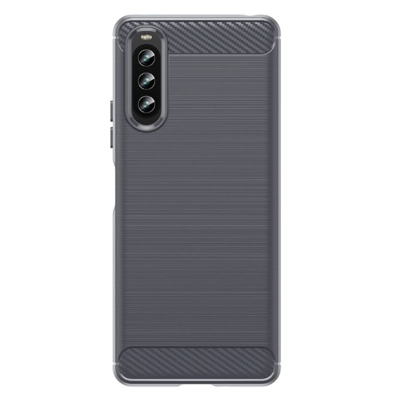 Kryt Na Sony Xperia 10 IV Silikonový Kartáčovaný Efekt