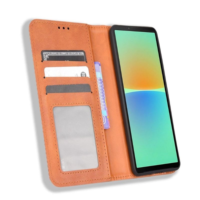 Pouzdra Na Sony Xperia 10 IV Kožený Styl Cirénius
