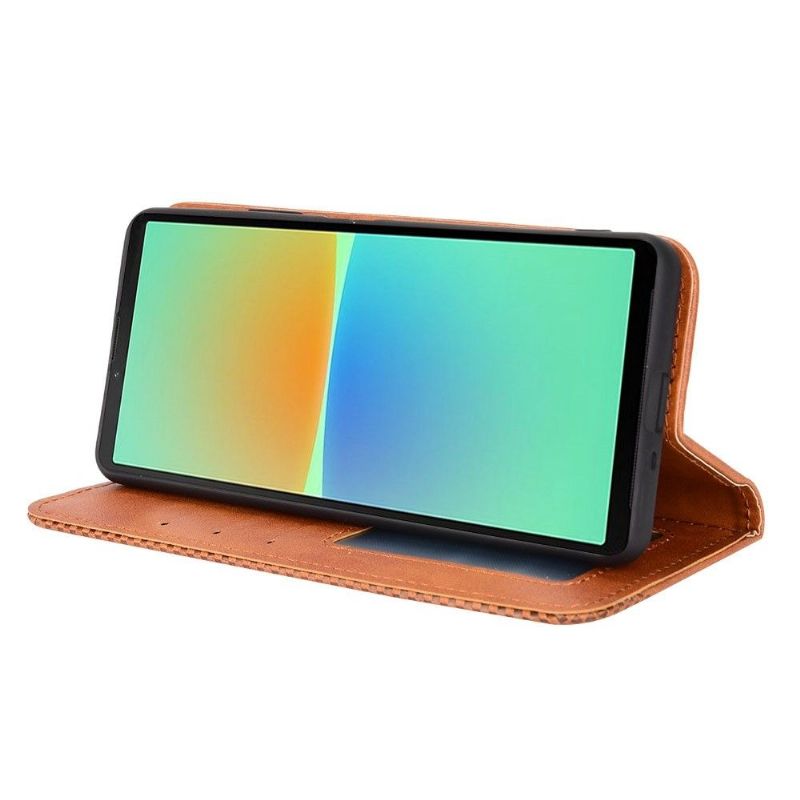 Pouzdra Na Sony Xperia 10 IV Kožený Styl Cirénius
