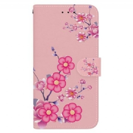 Kožený Kryt Google Pixel 9 Pro Sakura S Popruhem