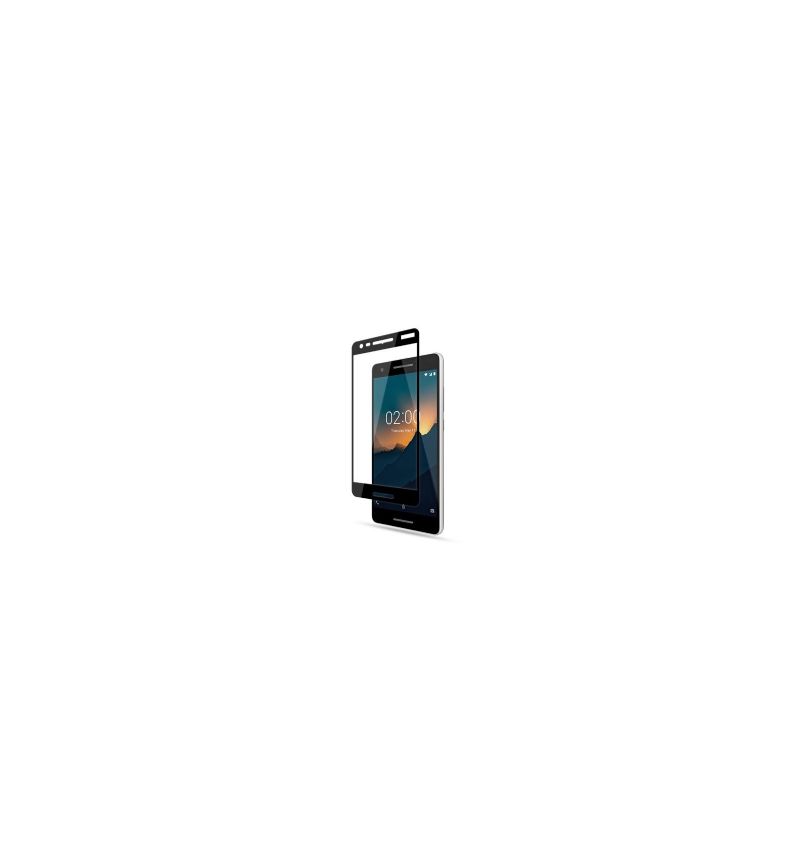 Nokia 2.1 - Ochranné Tvrzené Sklo V Plné Velikosti - Černá