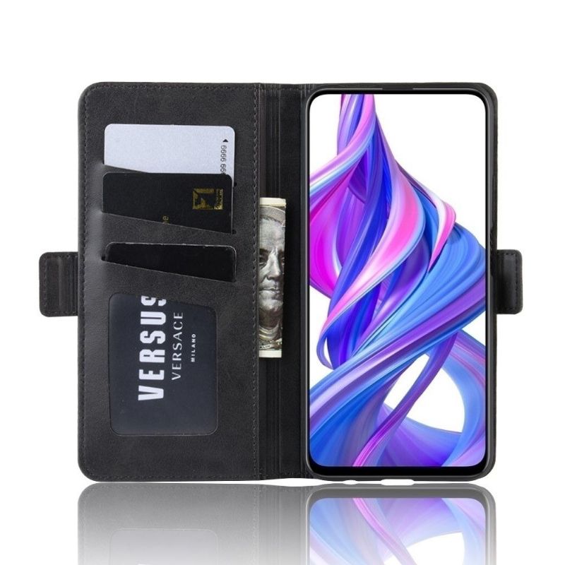 Flipové Pouzdro Na Honor 9X Pro Peněženkové Pouzdro Matný Kryt Z Umělé Kůže