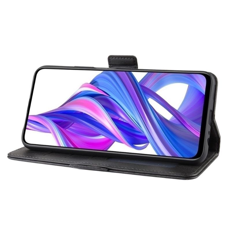 Flipové Pouzdro Na Honor 9X Pro Peněženkové Pouzdro Matný Kryt Z Umělé Kůže