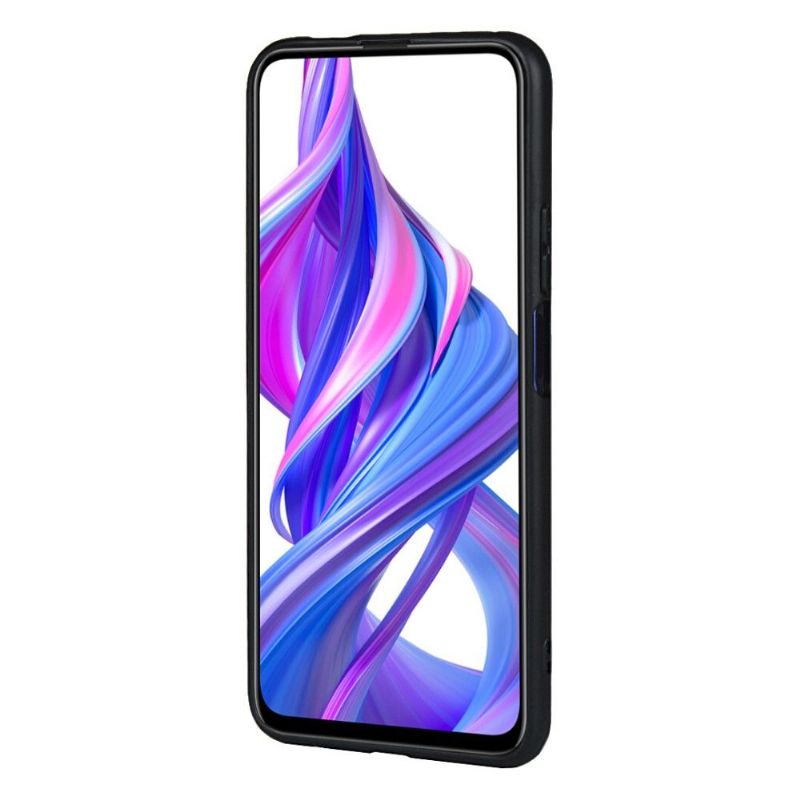 Kryty Na Mobil Na Honor 9X Pro Kožený Držák Karet S Efekty