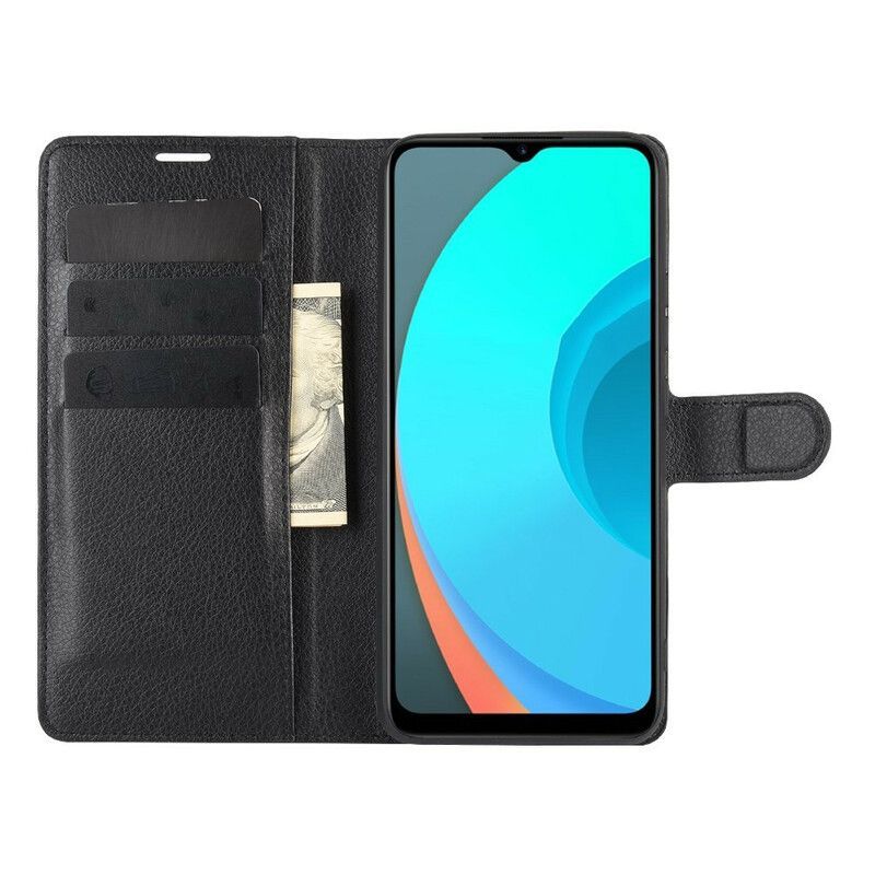 Flipové Pouzdro Na Realme C11 Klasický Efekt Liči