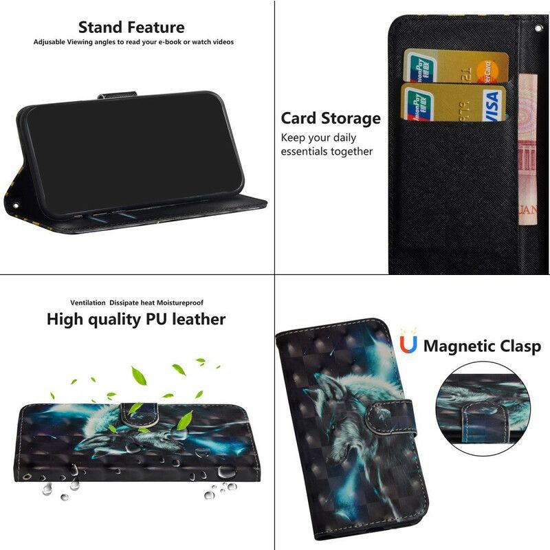 Flipové Pouzdro Na Realme C11 Majestátní Vlk