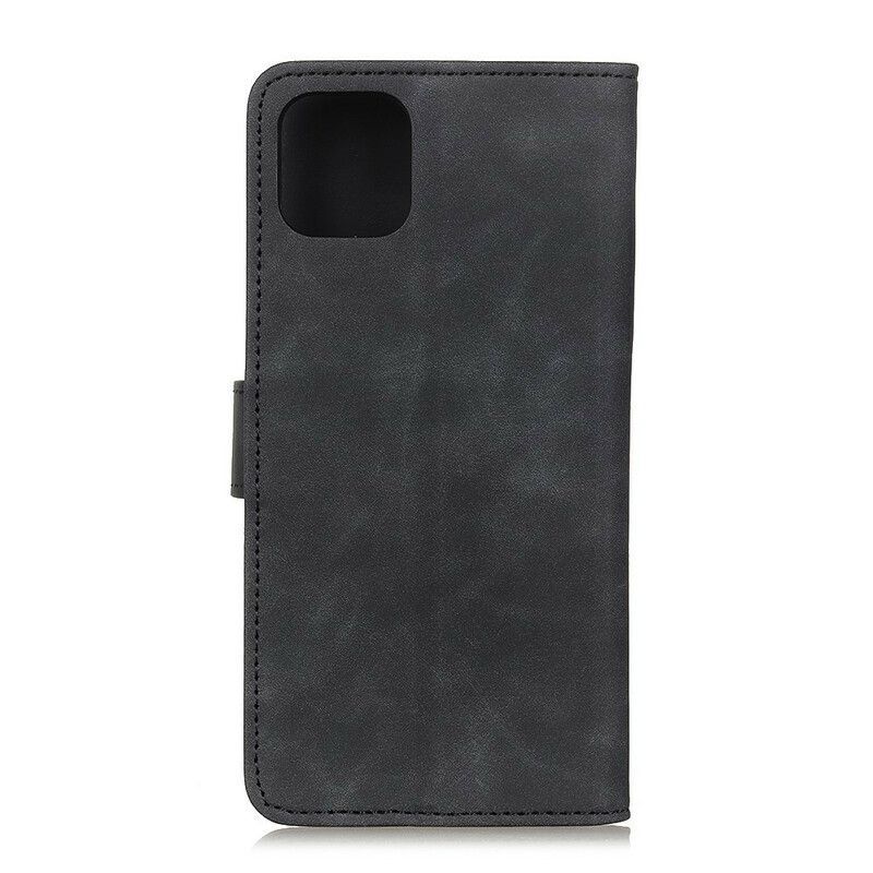 Kožené Pouzdro Na Realme C11 Khazneh Vintage Kožený Efekt