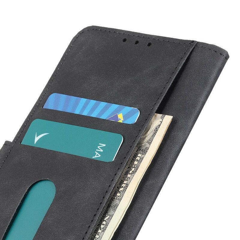 Kožené Pouzdro Na Realme C11 Khazneh Vintage Kožený Efekt