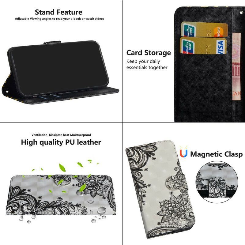 Kožené Pouzdro Na Realme C11 Úplně Krajka