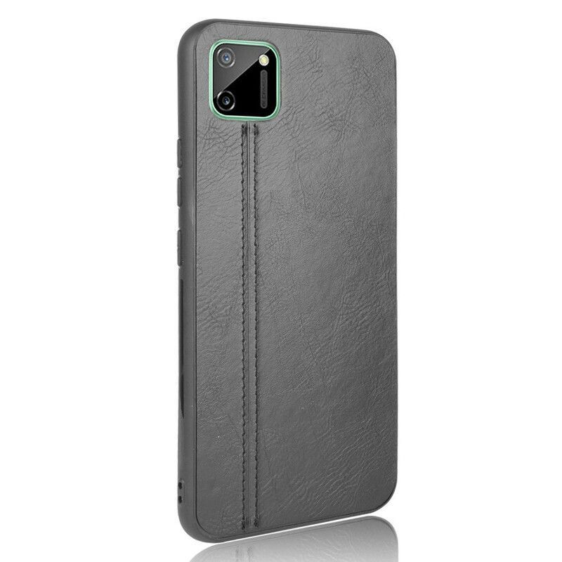 Kryt Na Realme C11 Stylové Kožené Prošívání
