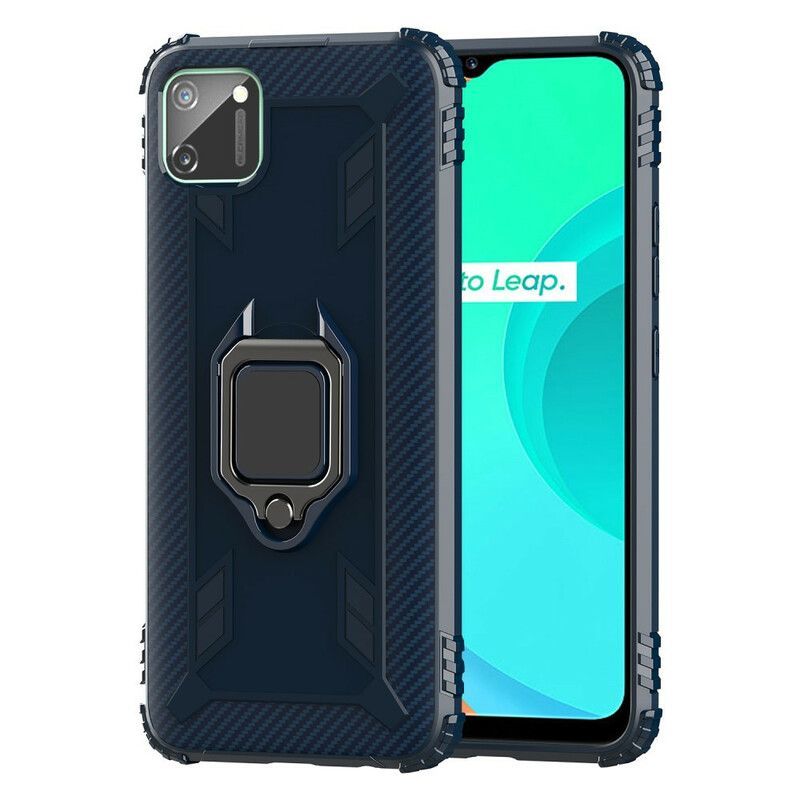 Kryty Na Mobil Na Realme C11 Kroužek A Uhlíkové Vlákno