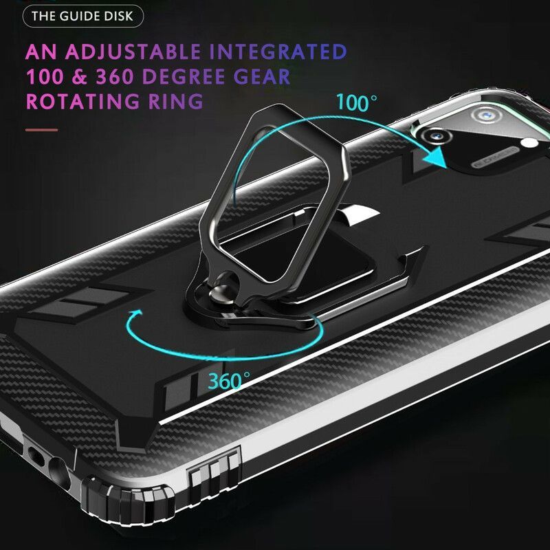 Kryty Na Mobil Na Realme C11 Kroužek A Uhlíkové Vlákno