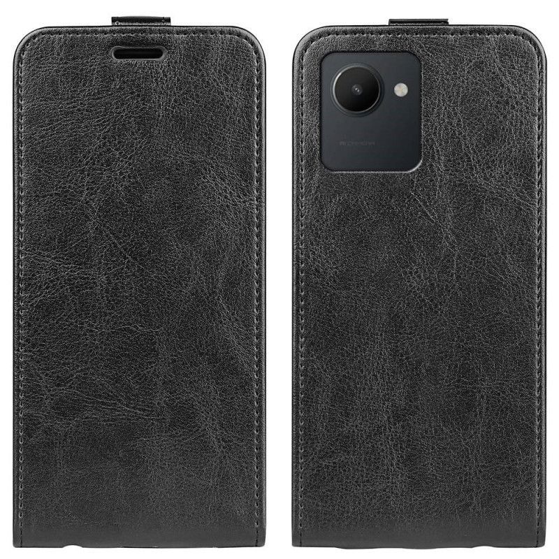 Kožené Pouzdro Na Realme C30 Flipové Pouzdro Vertikální Klapka