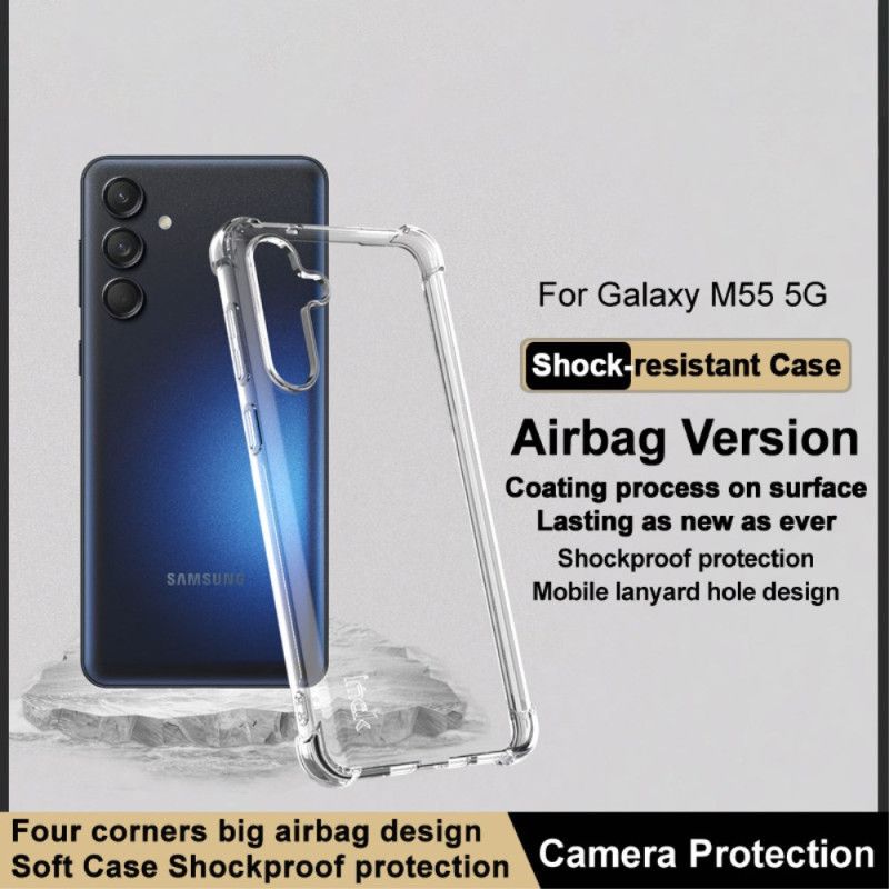 Kryt Samsung Galaxy M55 5g Průhledný Airbag Imak