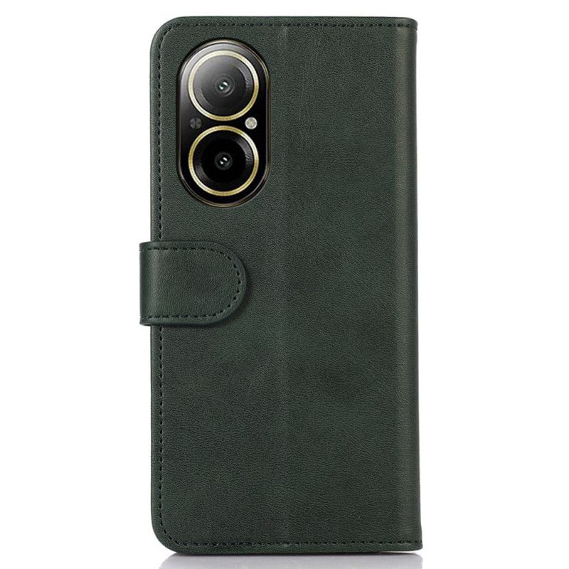 Kožený Kryt Na Realme C67 Klasická Umělá Kůže