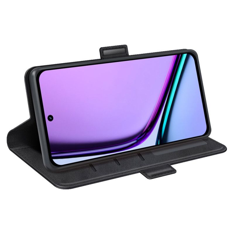 Kožený Kryt Realme C67 Dvojitá Spona