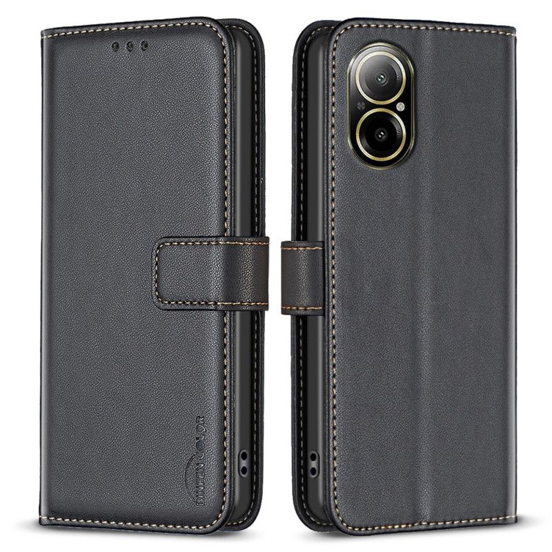 Kožený Kryt Realme C67 Klasická Binfen Color