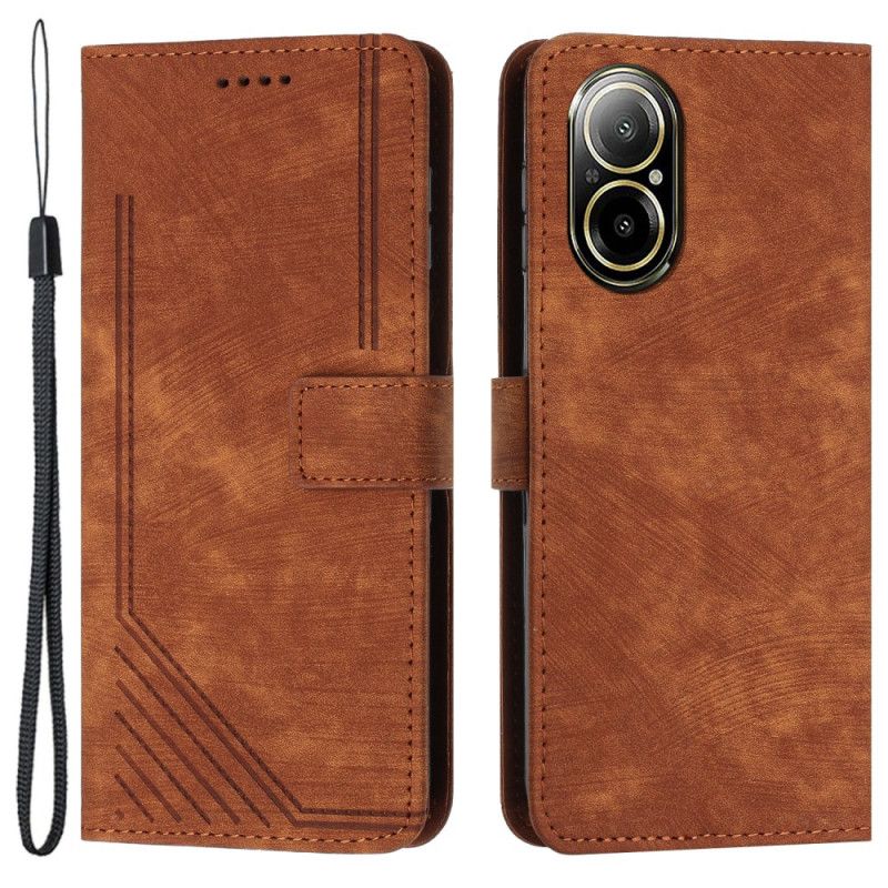 Kožený Kryt Realme C67 Retro Design