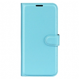 Kožený Kryt Realme C67 Umělá Kůže Lychee