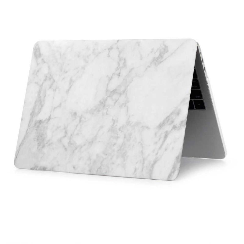 Pouzdro Na Macbook Pro 15 / Mramorová Dotyková Lišta – Šedá