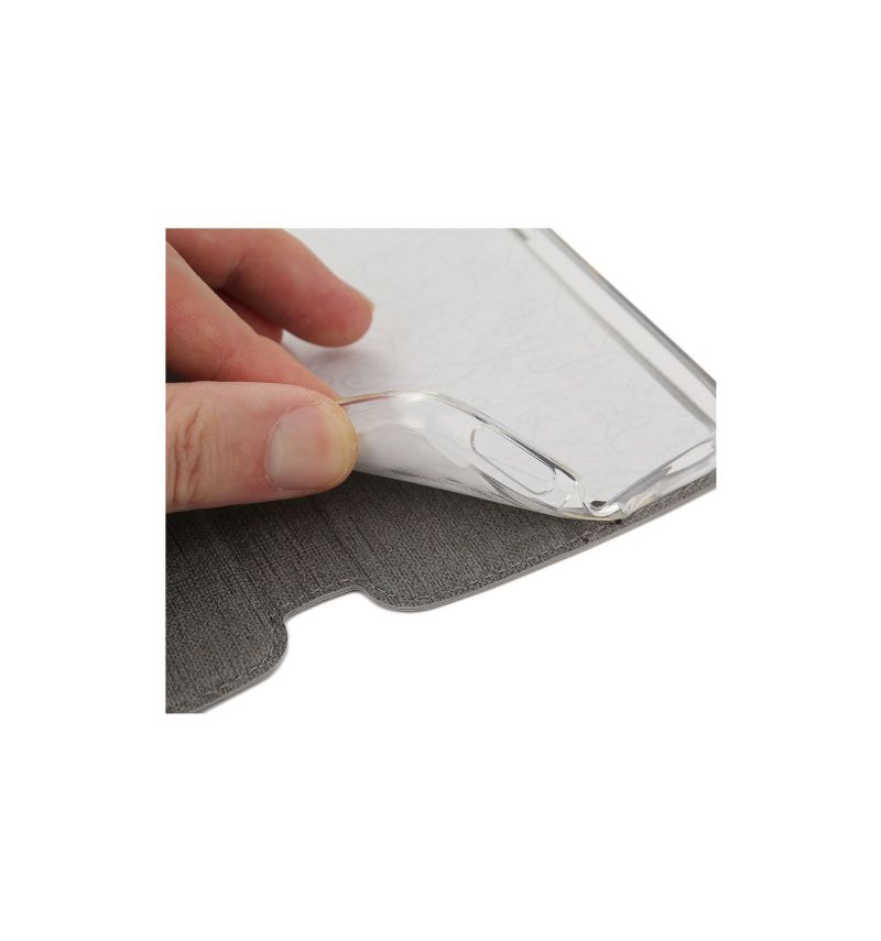 Kožené Pouzdro Na Xiaomi Mi Mix 3 Podpora Texturovaných Výztuh