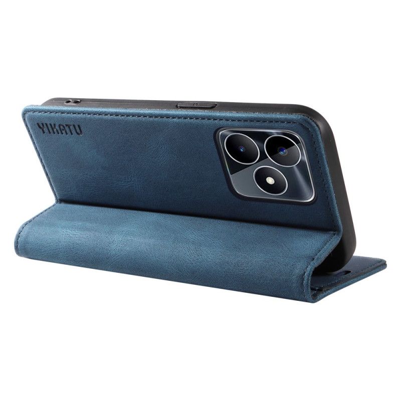 Kožené Pouzdro Realme C53 Kryty Na Mobil Yikatu