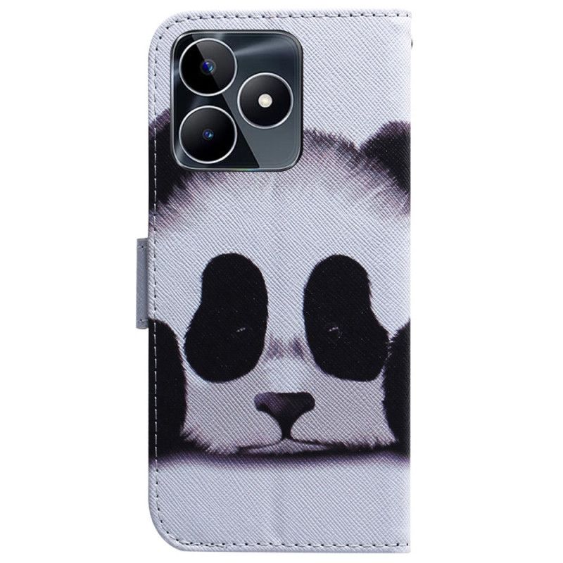 Kožený Kryt Na Realme C53 Panda