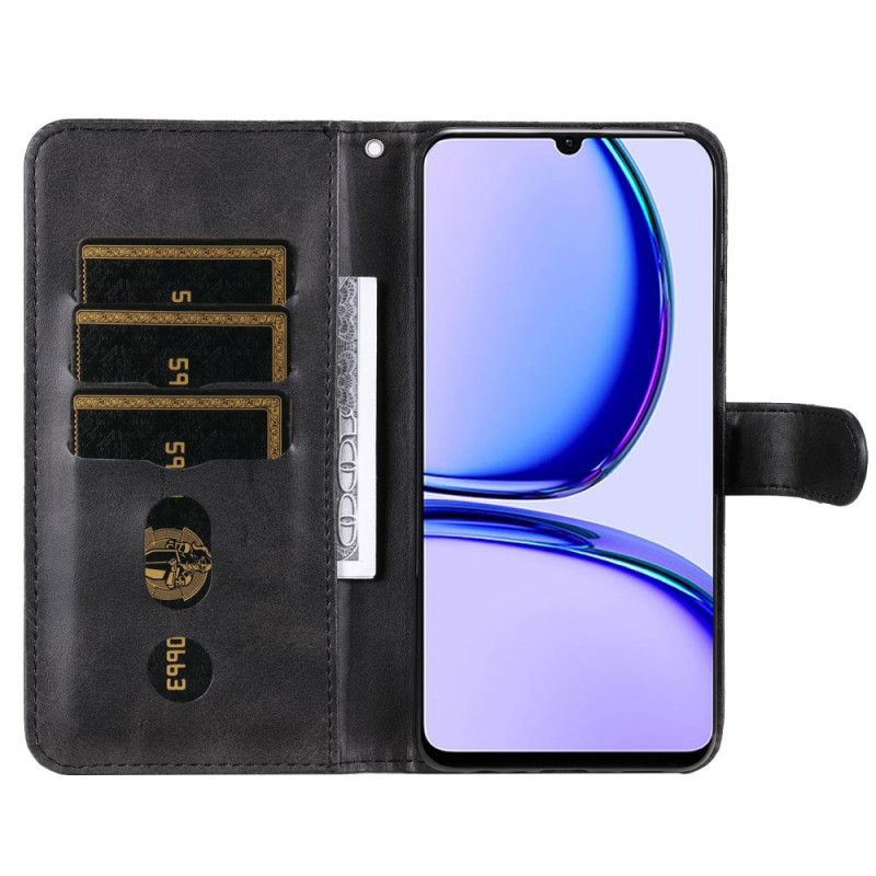 Kožený Kryt Realme C53 Přední Peněženka Na Mince