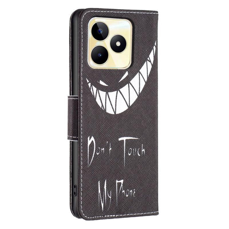 Kožený Kryt Realme C53 Zlý Telefon