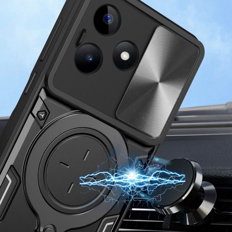 Kryt Realme C53 Kryty Na Mobil Otočný Držák A Ochrana Fotoaparátu