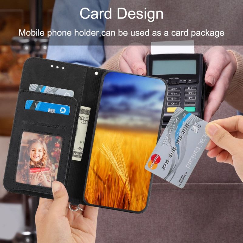 Peněženková Pouzdra Realme C53 Kryty Na Mobil Květinový Vzor S Popruhem A Ramenním Popruhem