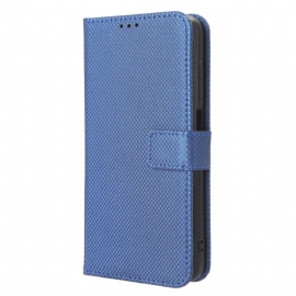 Peněženková Pouzdra Realme C53 Kryty Na Mobil Texturovaný S Popruhem