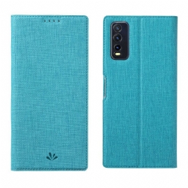 Kryty Na Mobil Na Vivo Y20s Flipové Pouzdro Texturovaný Vili Dmx