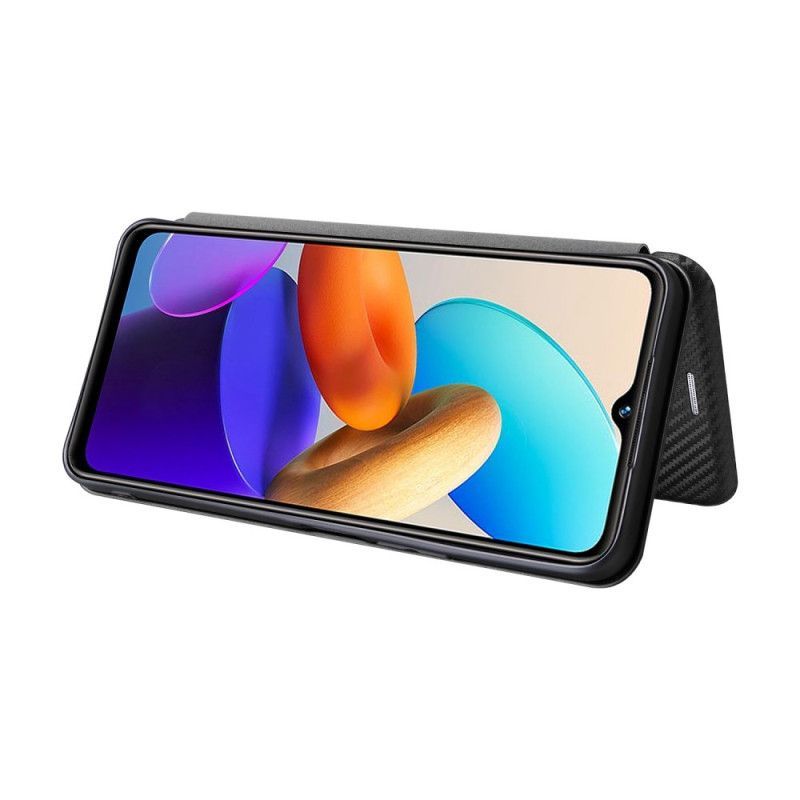 Kryty Na Mobil Na Vivo Y35 Flipové Pouzdro Uhlíkové Vlákno