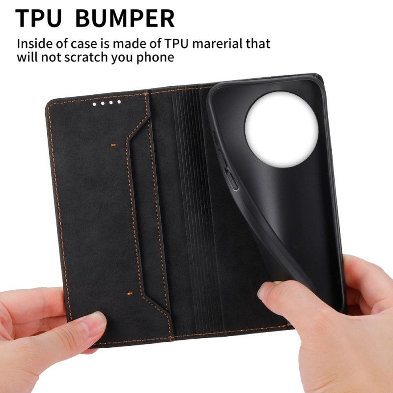 Kožené Pouzdro Folio Na Oneplus 13r Blokování Rfid