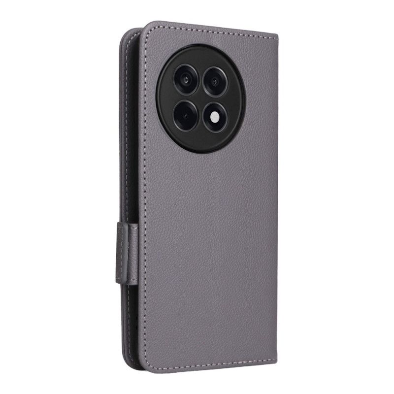 Kožený Kryt Na Oneplus 13r Textura Liči S Popruhem