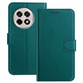 Kožený Kryt Na Oneplus 13r Základní Vzor