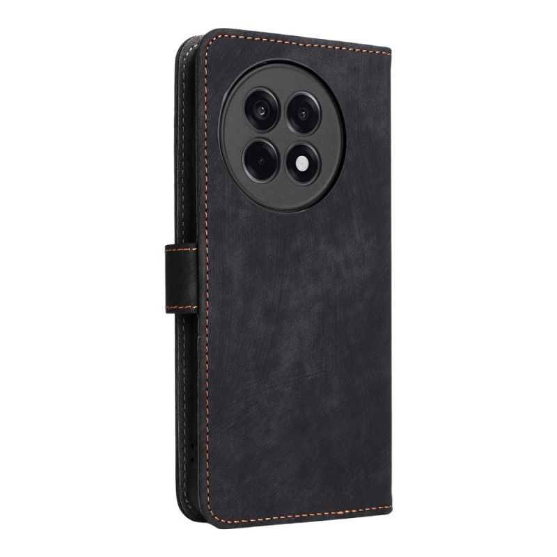 Kožený Kryt Oneplus 13r Kožený Efekt S Rfid Blokováním A Popruhem