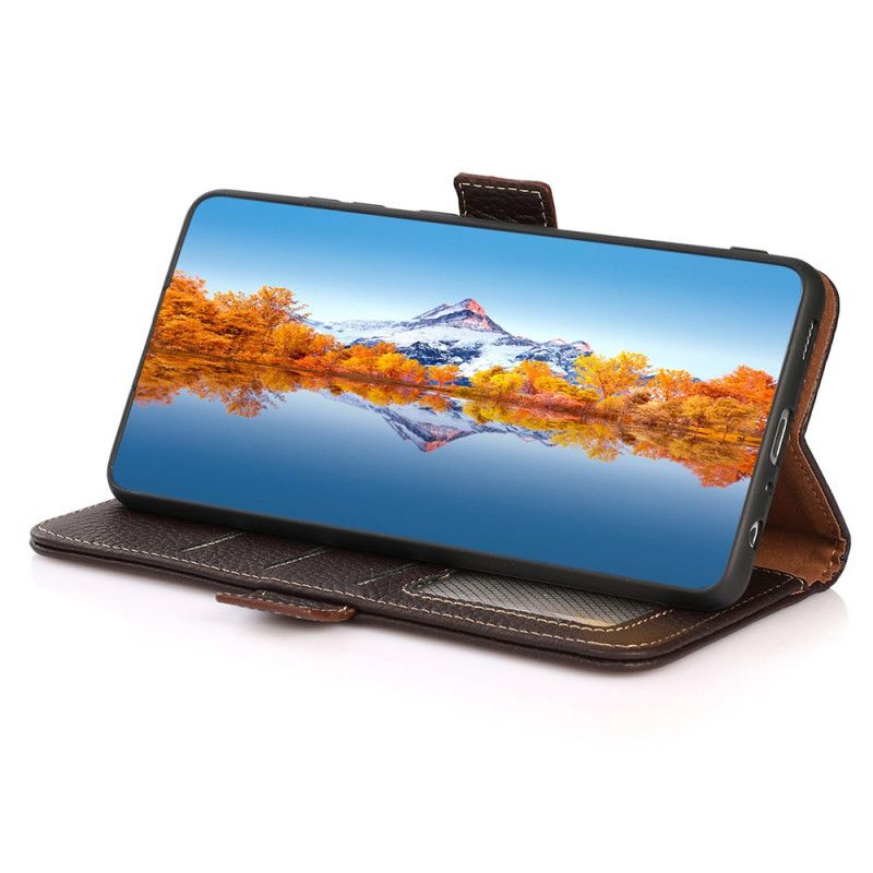 Peněženková Pouzdra Oneplus 13r Kryty Na Mobil Kožená Peněženka Khazneh S Rfid Ochranou