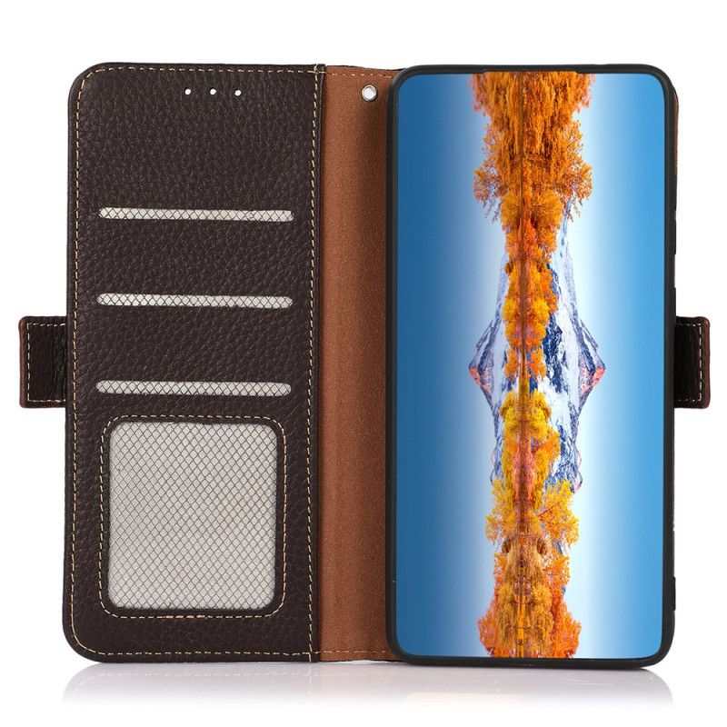 Peněženková Pouzdra Oneplus 13r Kryty Na Mobil Kožená Peněženka Khazneh S Rfid Ochranou