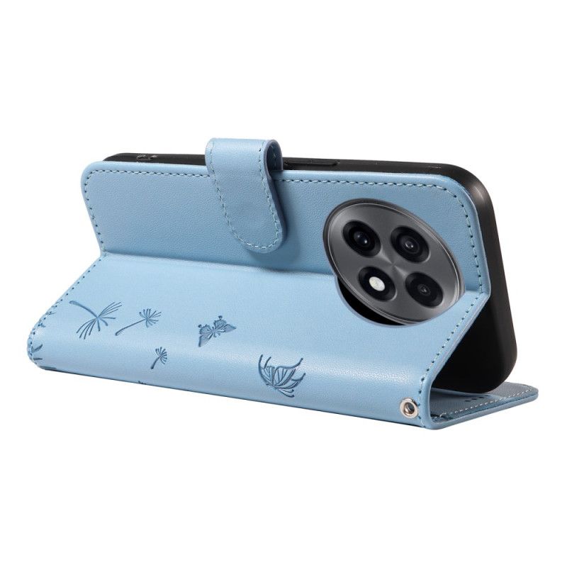 Peněženková Pouzdra Oneplus 13r Kryty Na Mobil Popruh S Pampeliškou