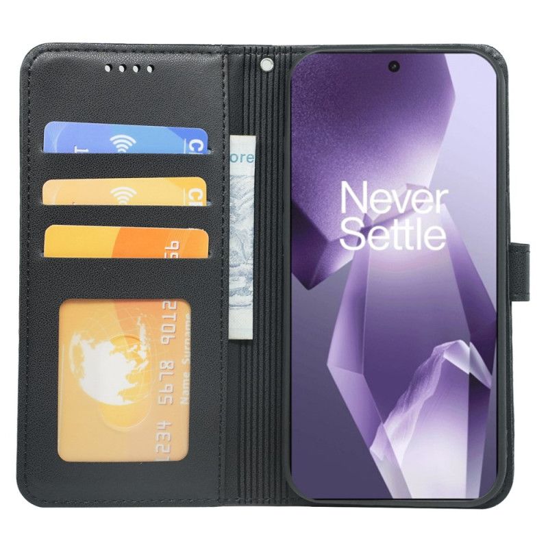 Peněženková Pouzdra Oneplus 13r Peněženka S Dvojitým Pouzdrem Na Karty