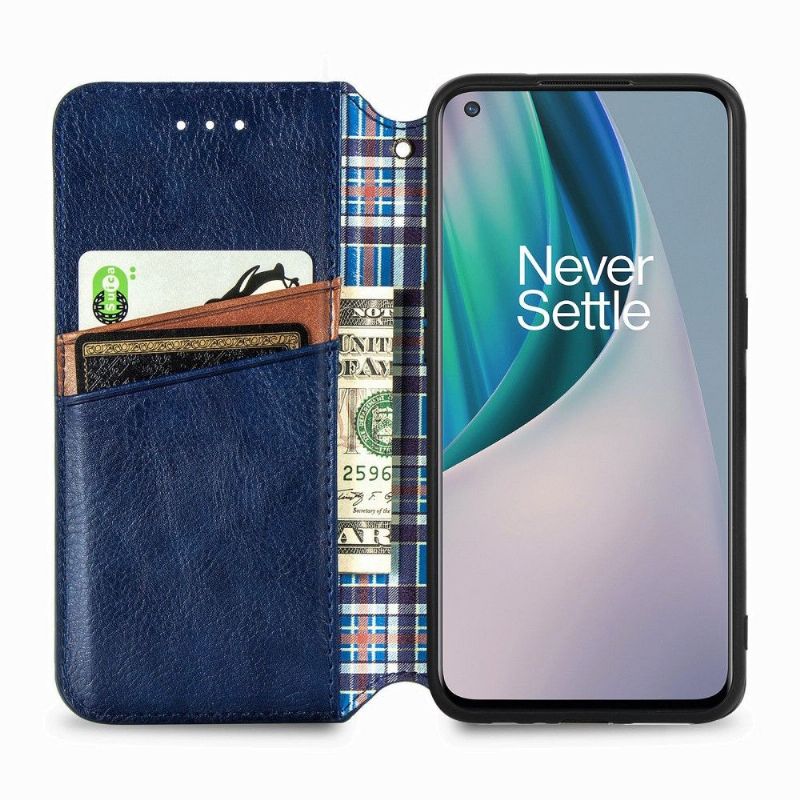 Flipové Pouzdro Na OnePlus Nord N10 Držák Karty Kub Design