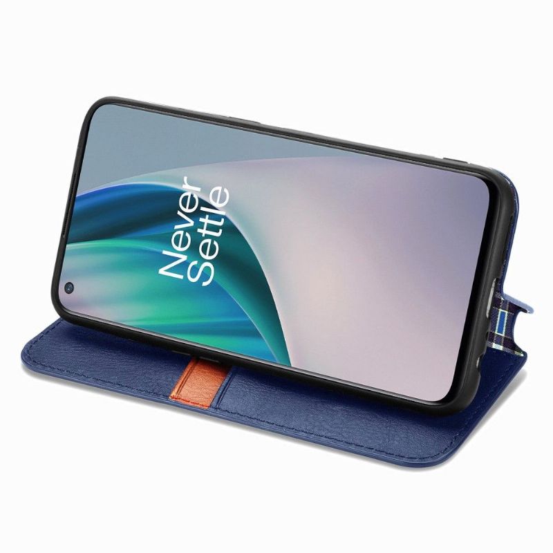 Flipové Pouzdro Na OnePlus Nord N10 Držák Karty Kub Design