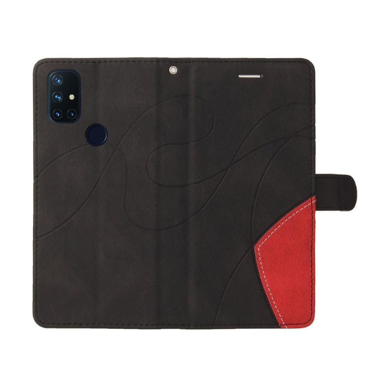 Flipové Pouzdro Na OnePlus Nord N10 Dvoubarevné Umělecké